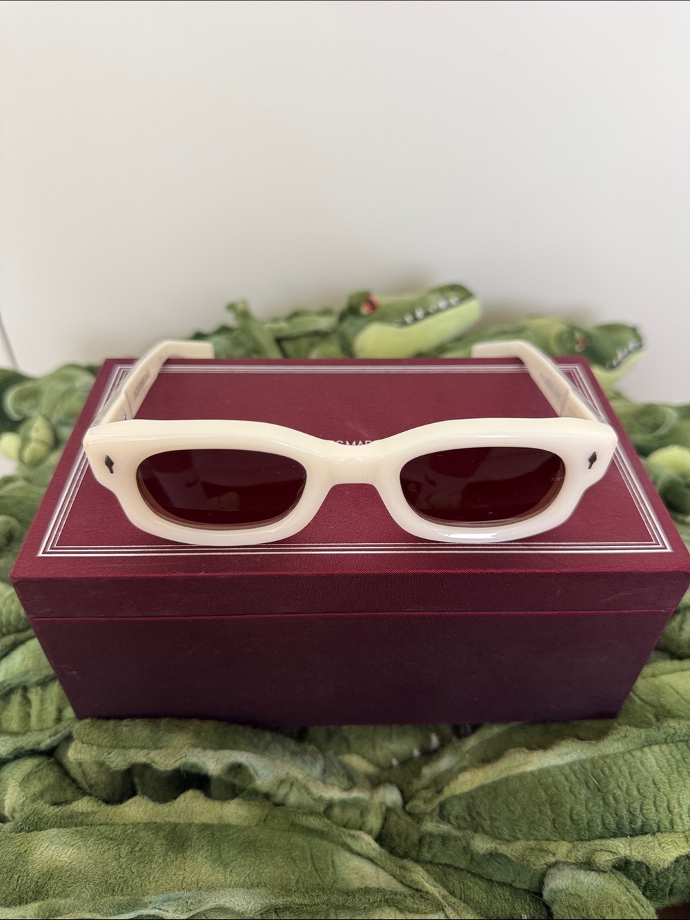 Jacques Marie Mage Whiskeyclone Sunglasses in Crème – Limited Edition 28/150